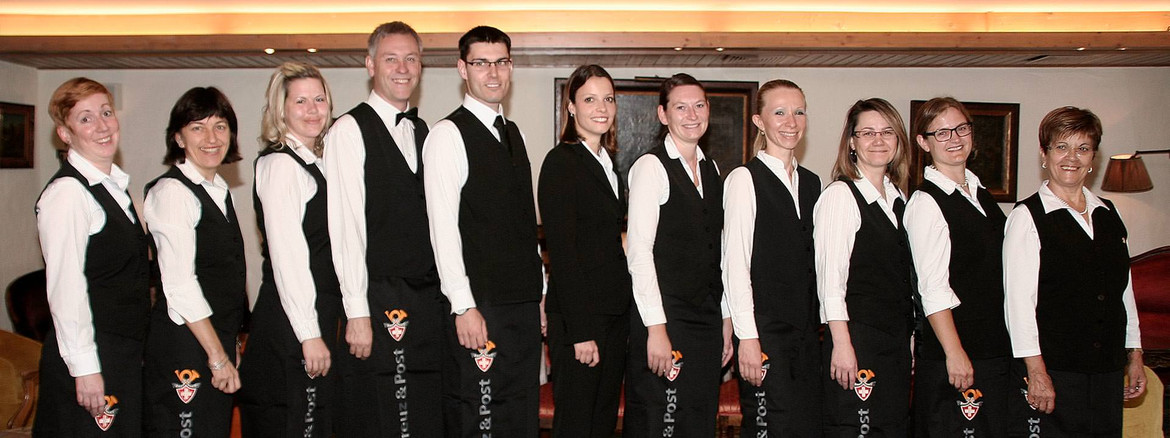 The motivated team at Hotel Grindelwald Kreuz & Post