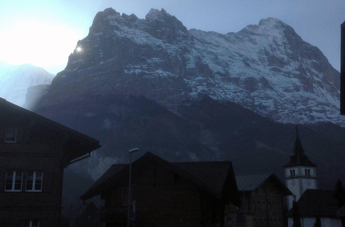 Martinsloch in Grindelwald - Sonne