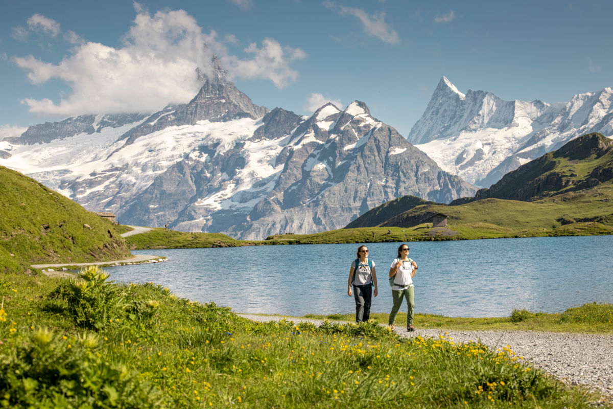 Wandern Bachalpsee Freundinnen
